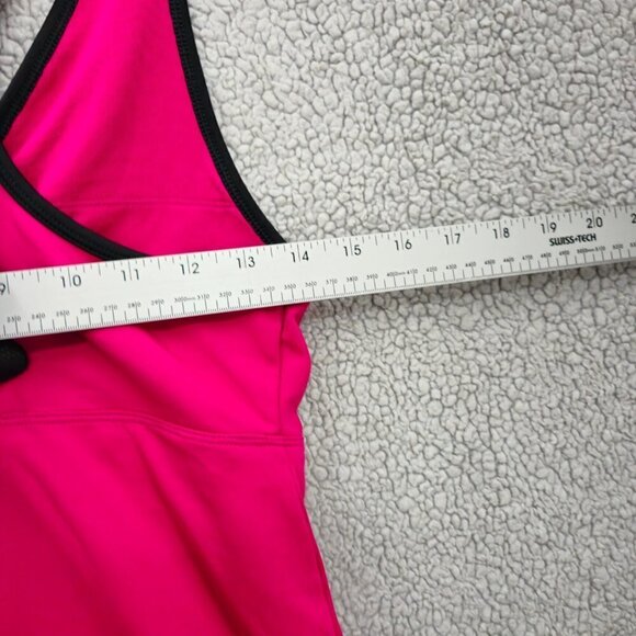 Champion Tank Top Womens Athletic Large Stretchy Workout Yoga Pink Black - Picture 2 of 10